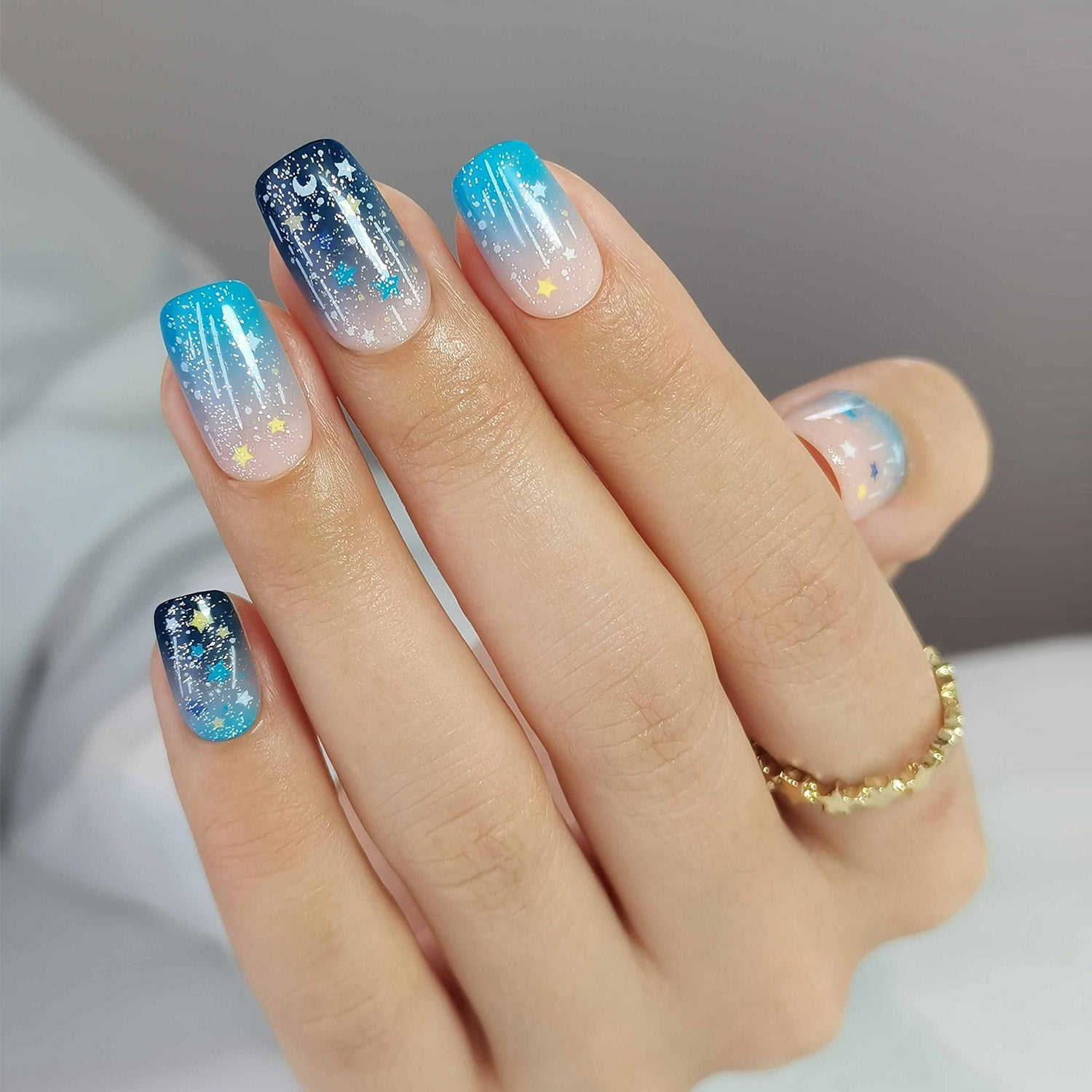 Gel Press On Nails 16 Sizes-32 Pcs Kit  X004MHLCDR