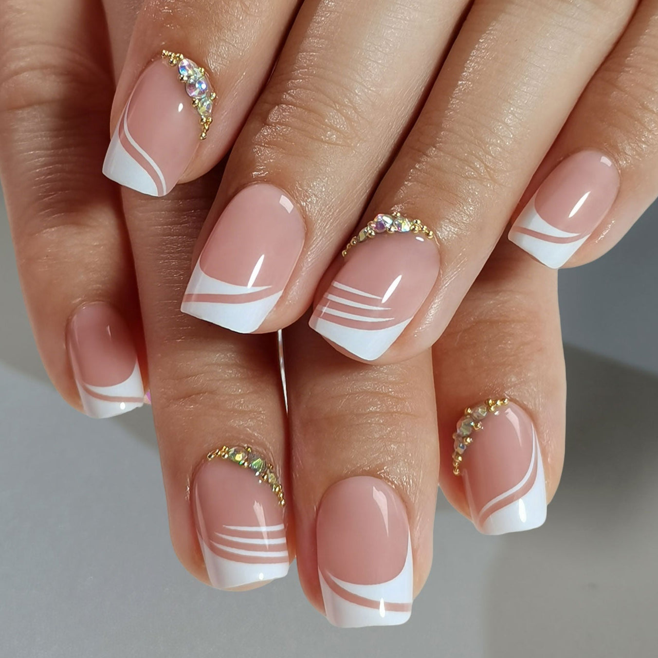 Gel Press On Nails 16 Sizes-32 Pcs Kit  X003TYHXJB