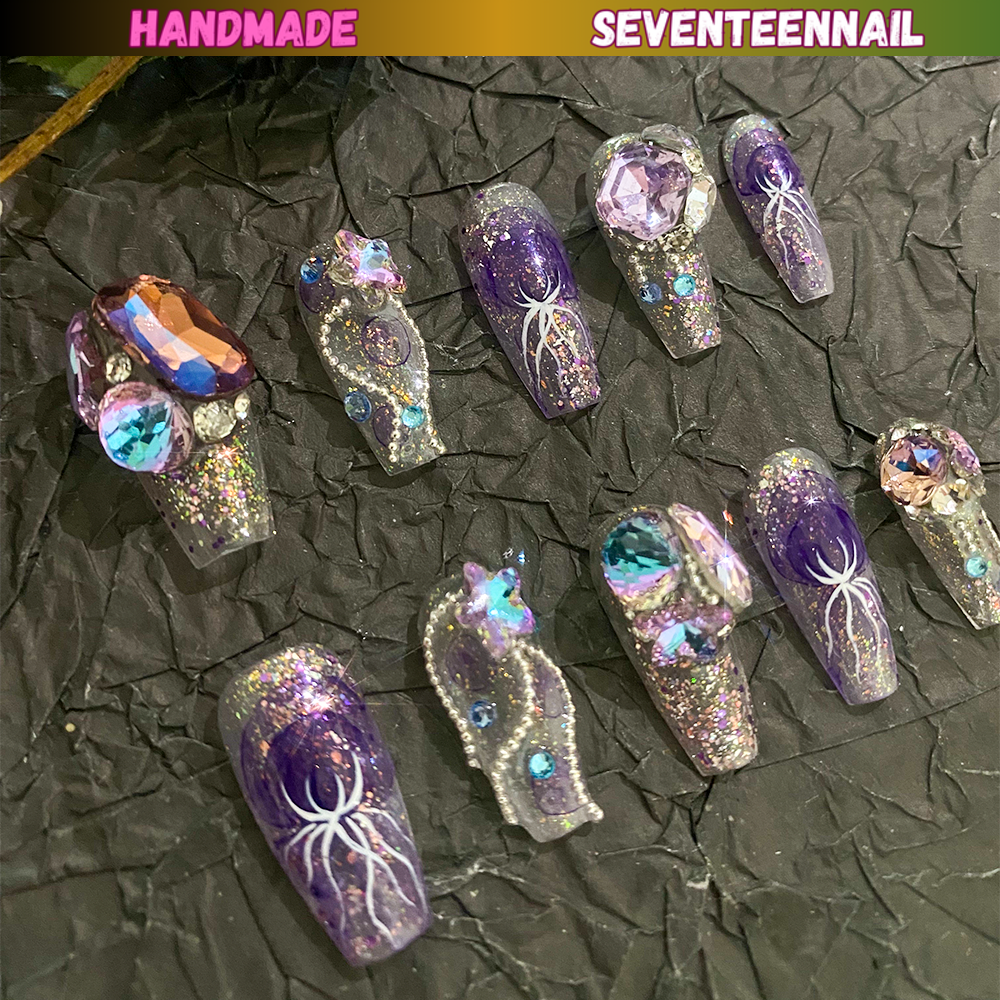 Mystic Nebula Press On Nails