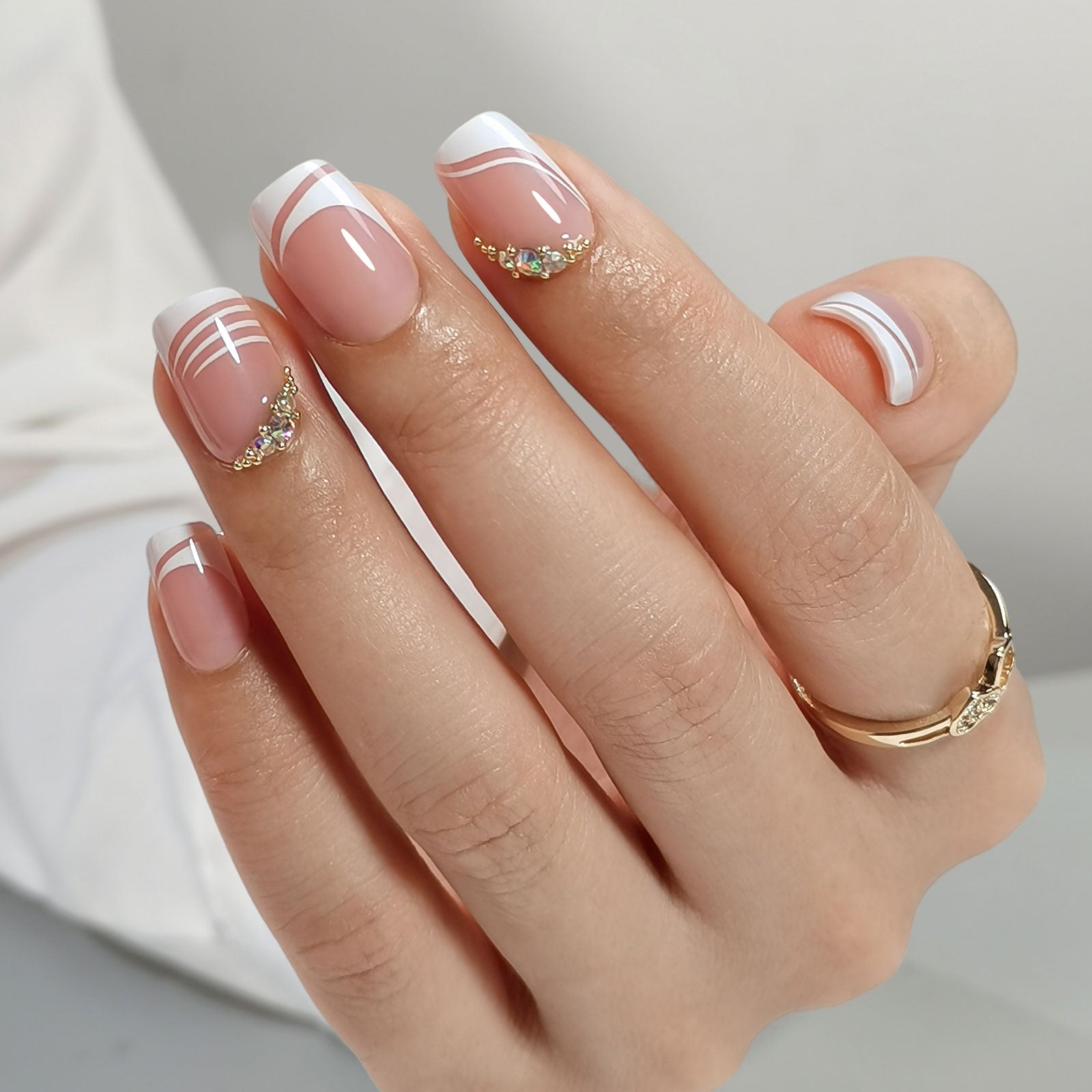 Gel Press On Nails 16 Sizes-32 Pcs Kit  X003TYHXJB