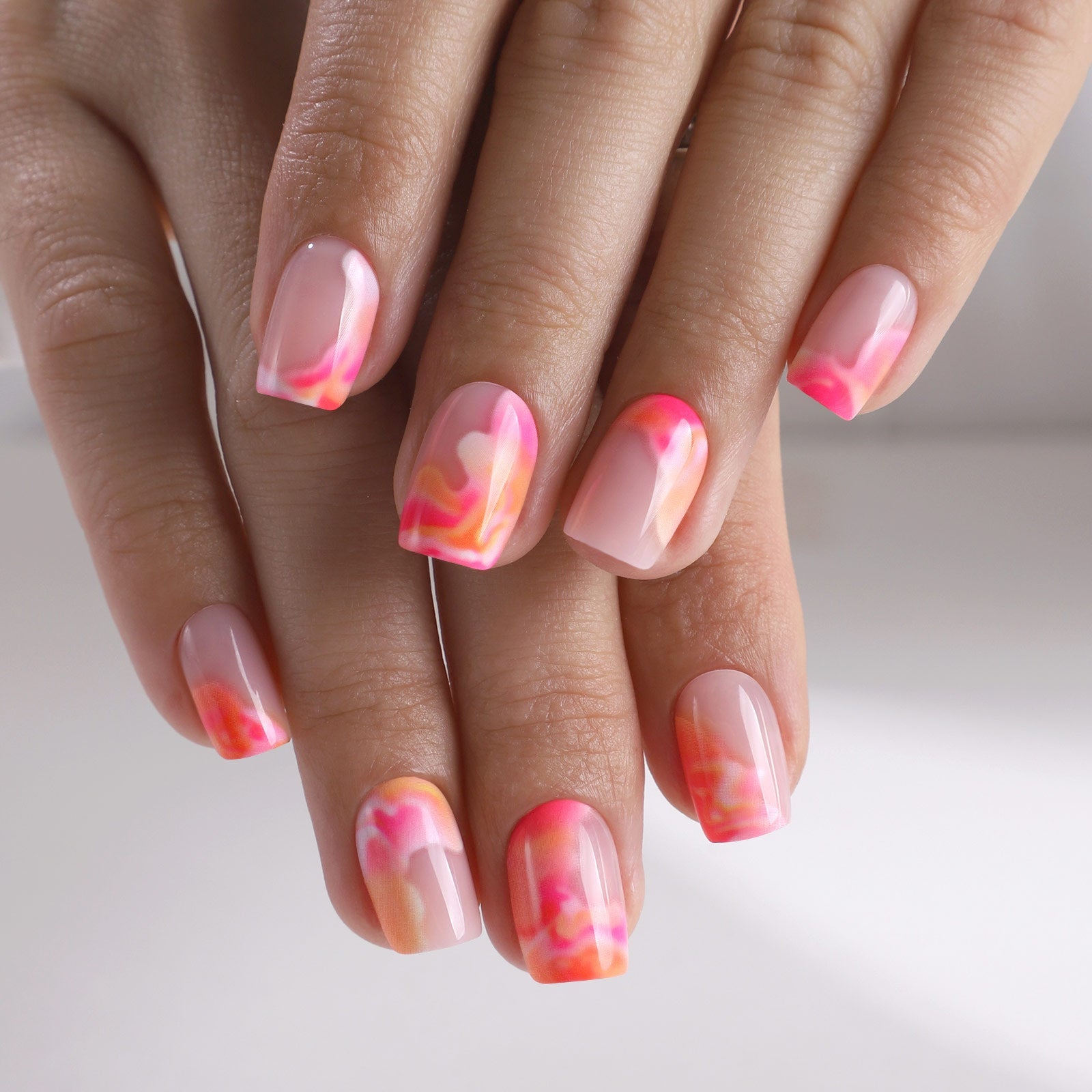 Gel Press On Nails 16 Sizes-32 Pcs Kit X004OJFCJD