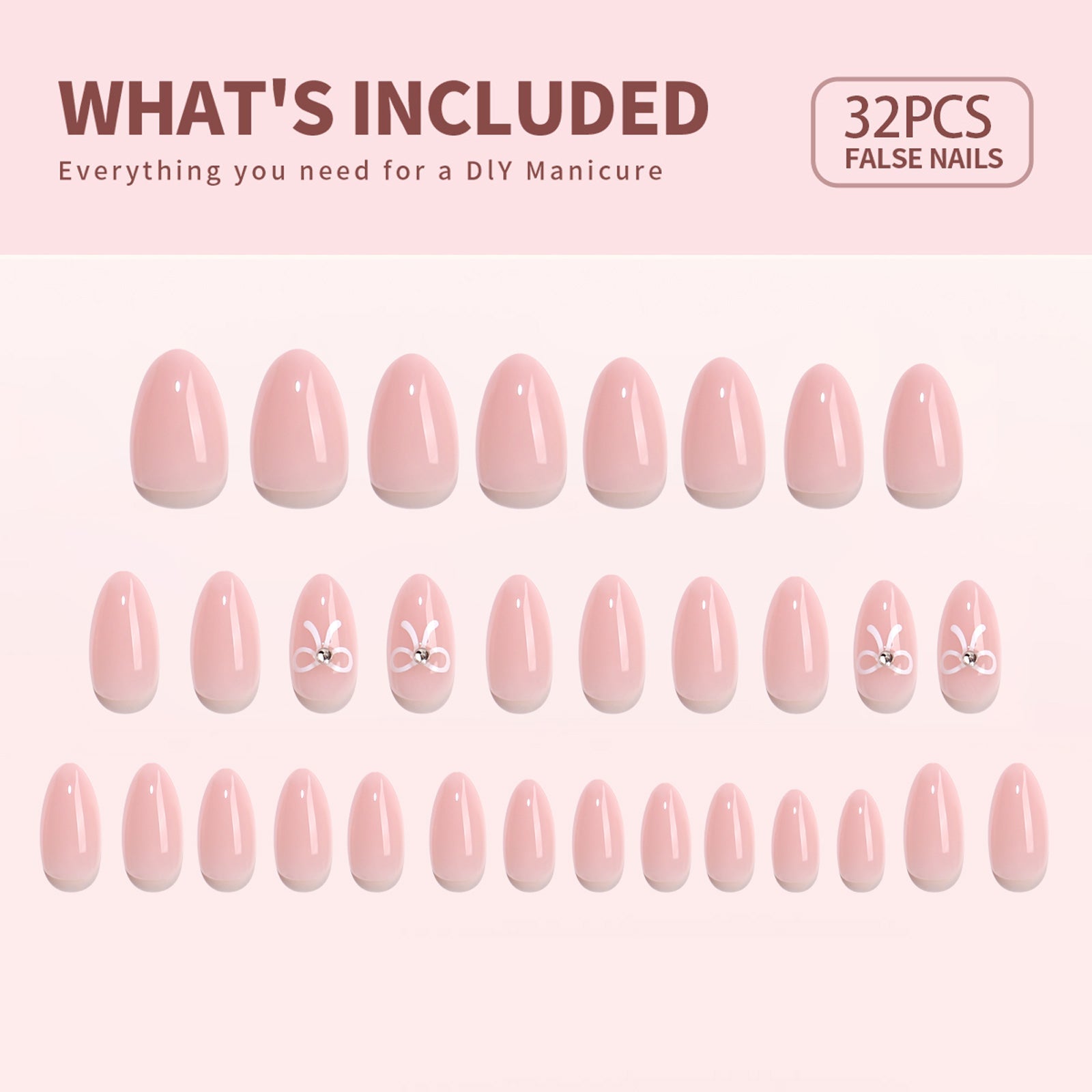Weekly deals Gel Press On Nails 16 Sizes-32 Pcs Kit  X004PR9OUH