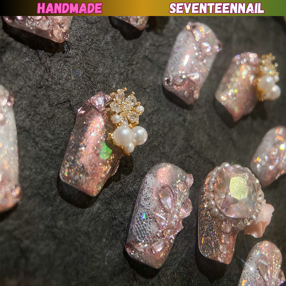 Rose Princess Dream Handmade Press on nail