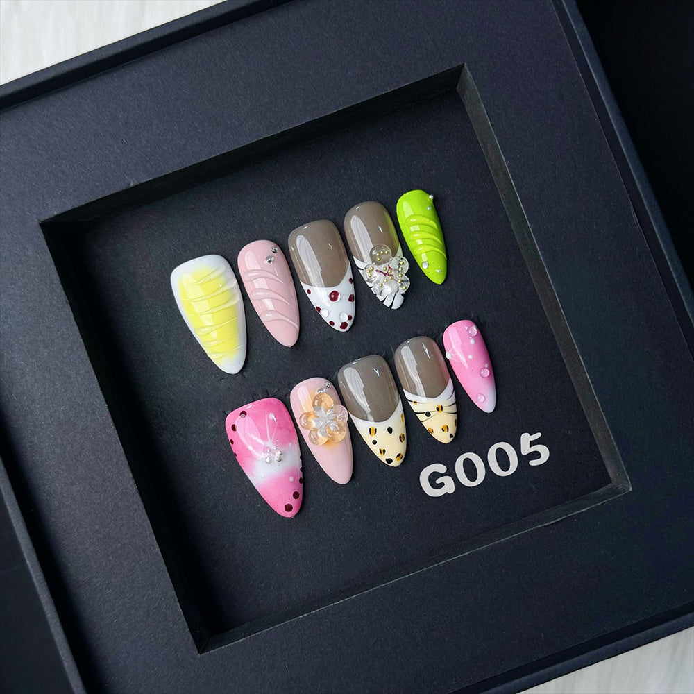 Sweet Picnic-Handmade Nails