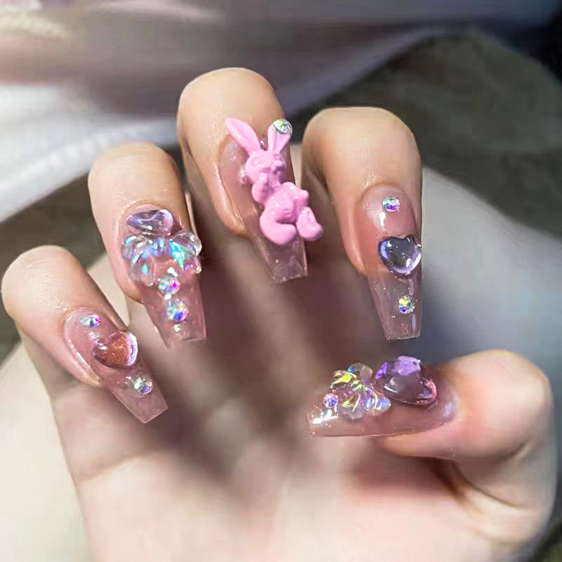 24pcs/Set Press On Nails JP1302