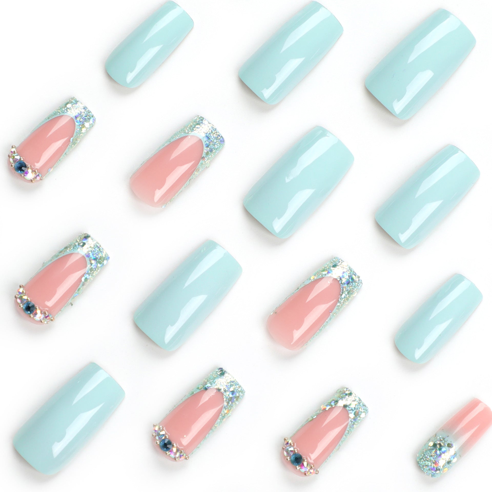 15 Sizes-30 Pcs Acrylic Press On Nails JP2811