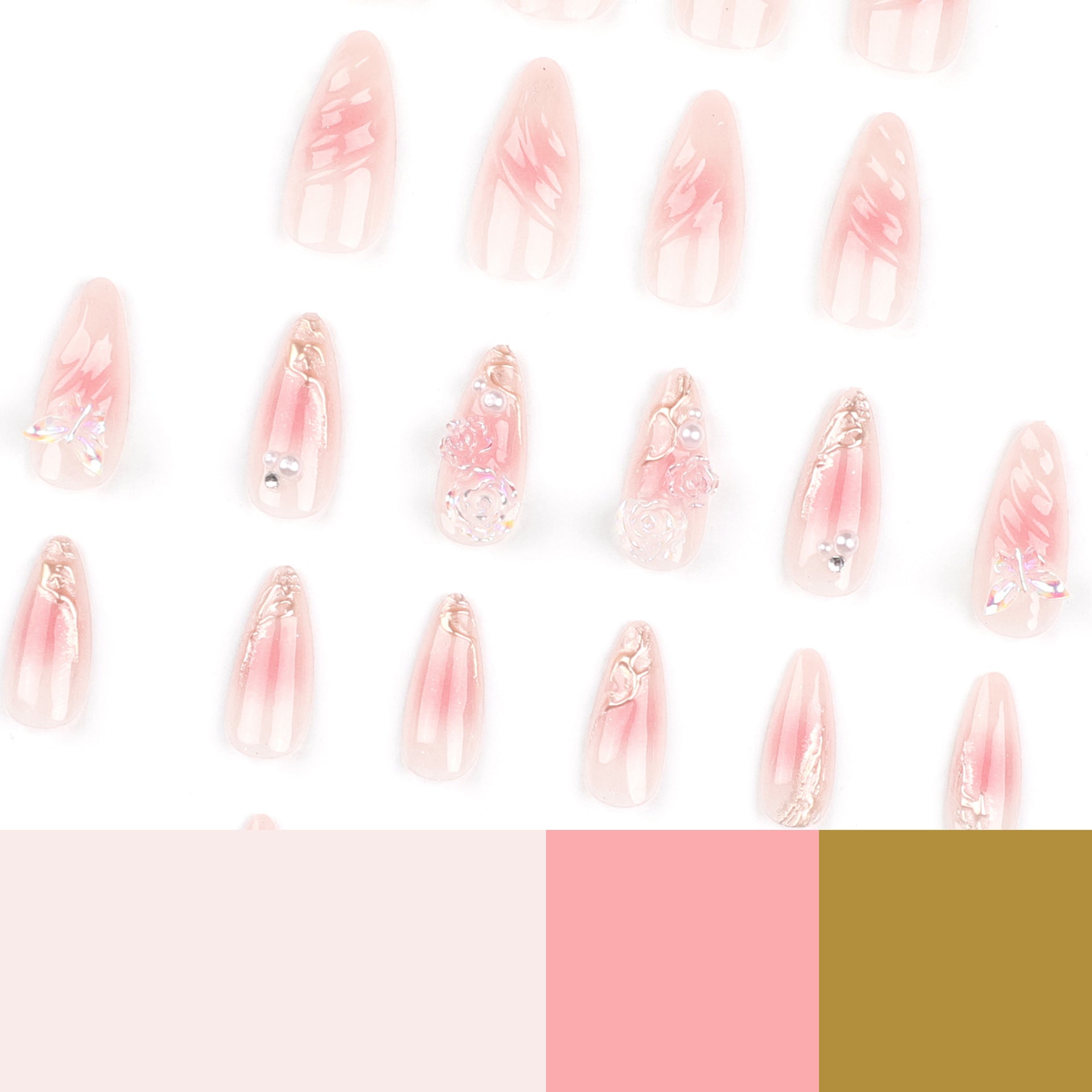 24pcs/Set Press On Nails JP3298