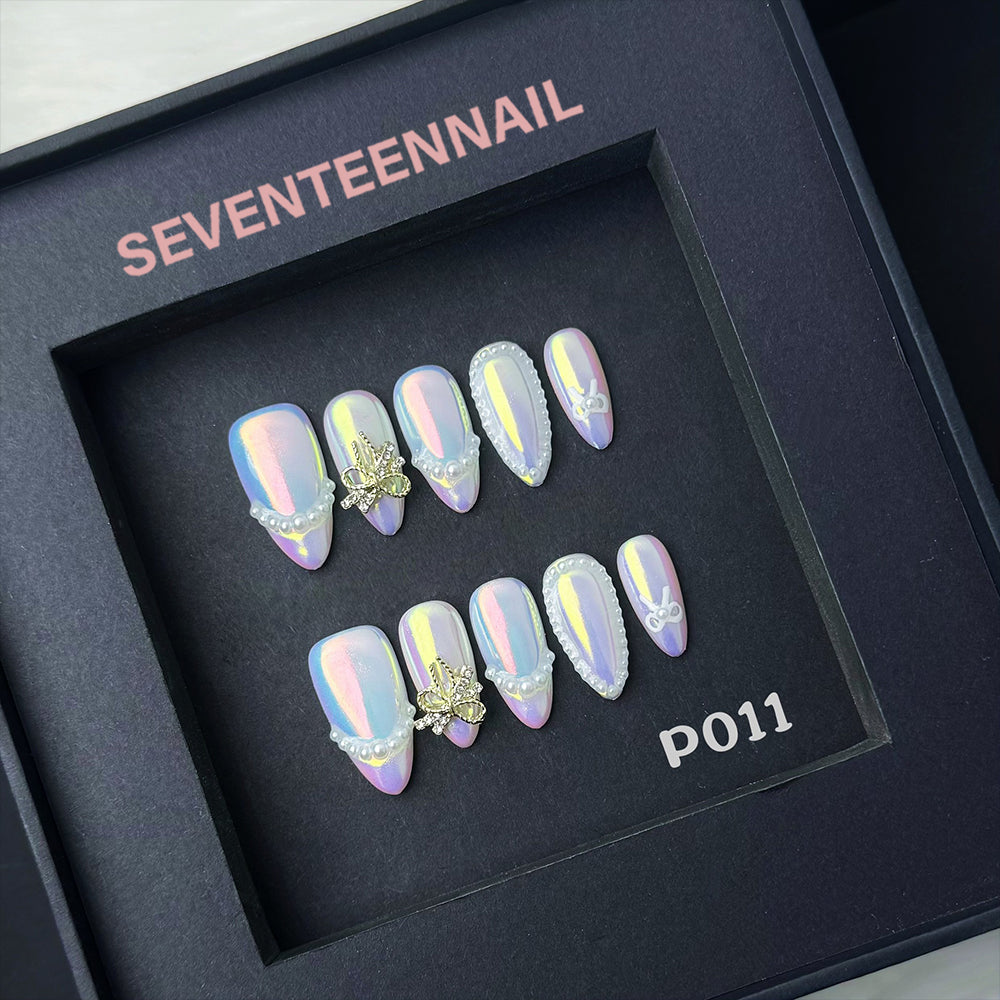 Princess Glow Diary-Handmade Nails