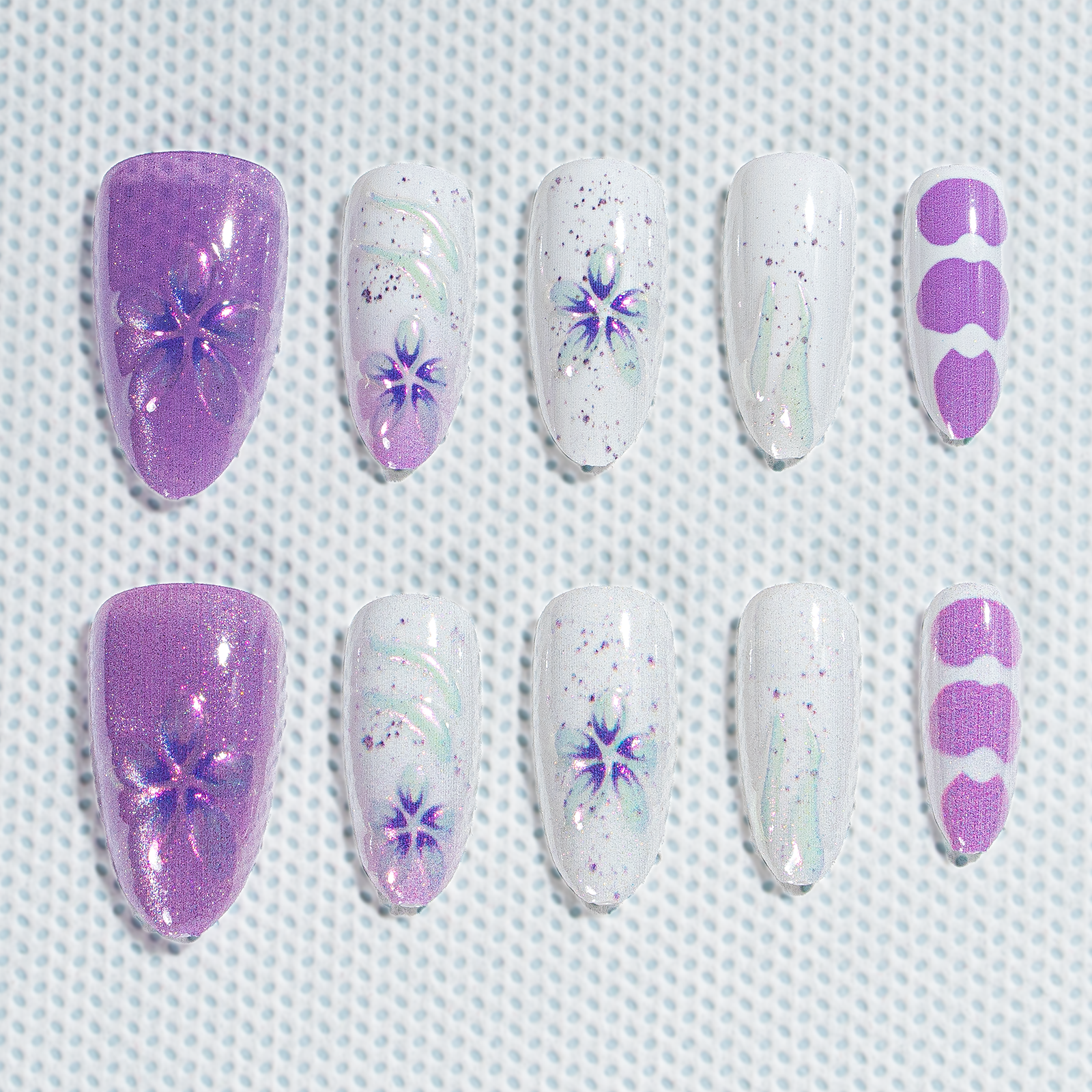 15 Sizes-30 Pcs 3D Press On nails tk3d09