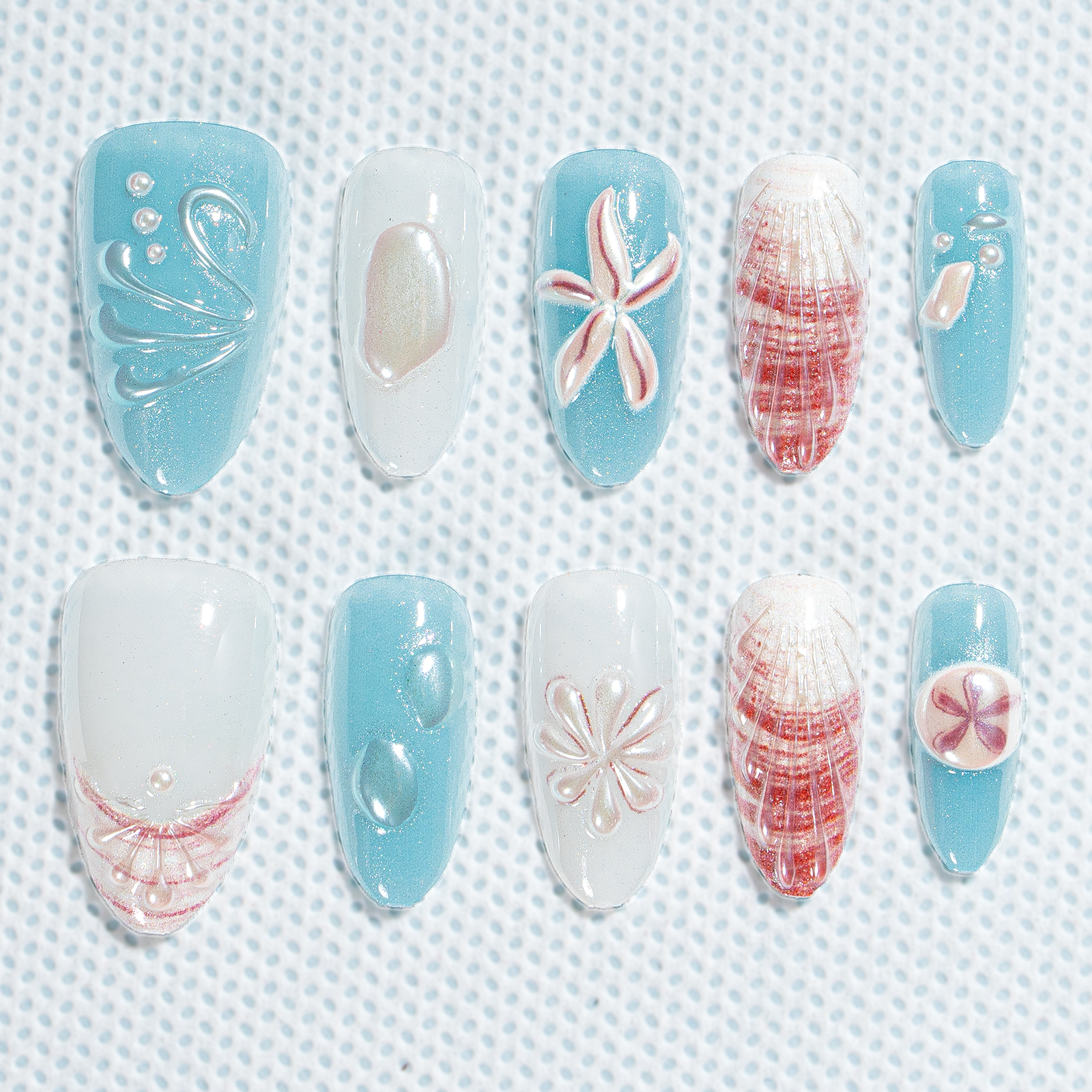 15 Sizes-30 Pcs 3D Press On nails tk3d11
