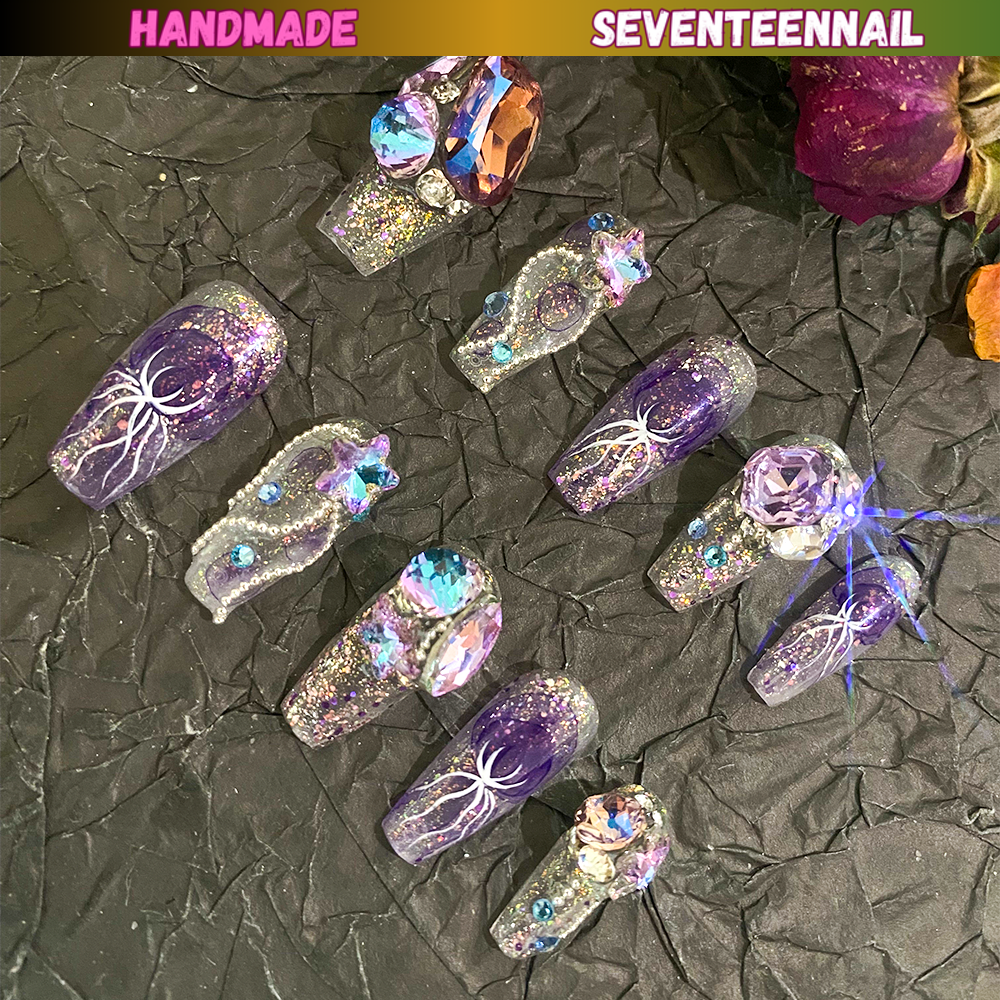 Mystic Nebula Press On Nails