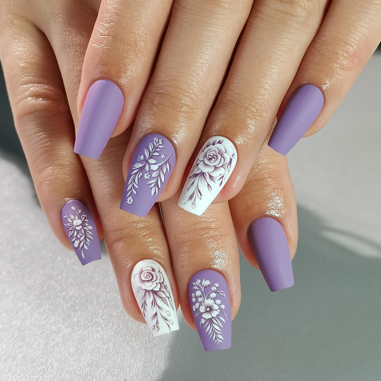 Gel Press On Nails 16 Sizes-32 Pcs Kit X004LBSWWN