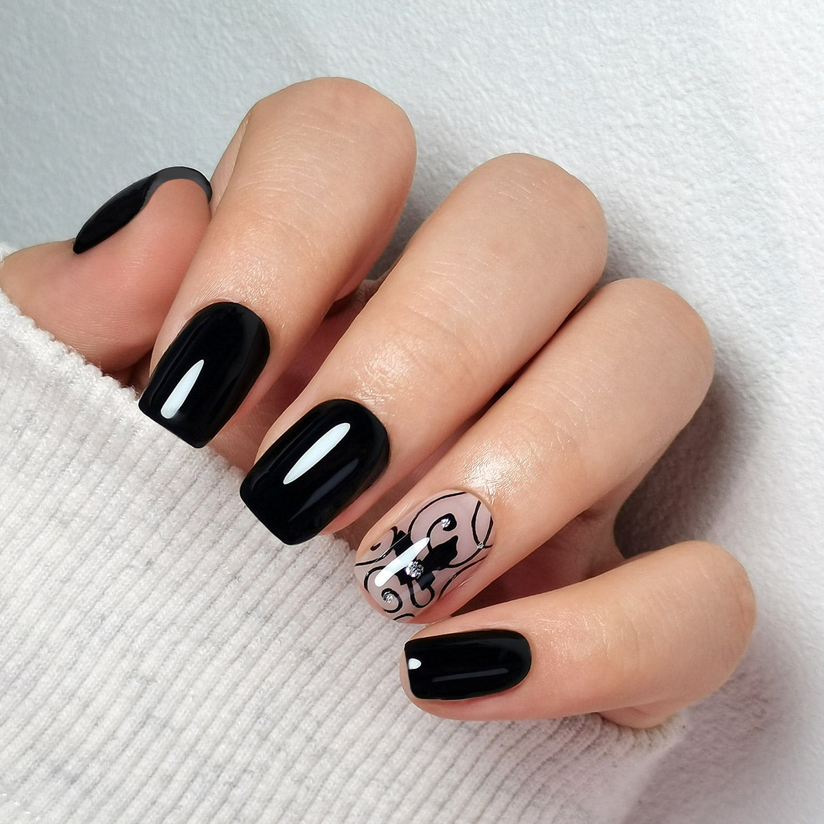 15 Sizes-30 Pcs Acrylic Press On Nails XNPH2002