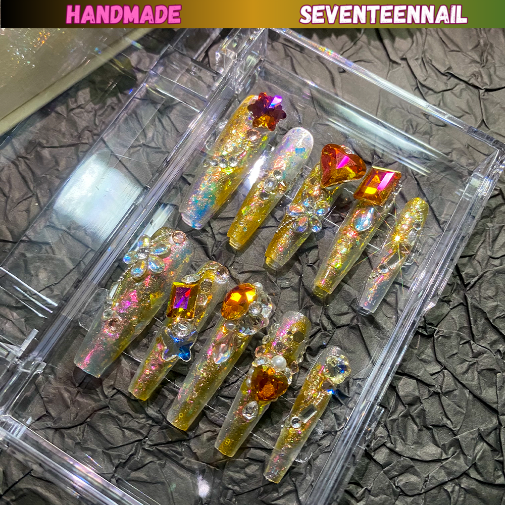 Starlit Illusion Press On Nails