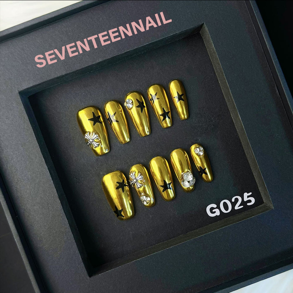 Golden Meteor-Handmade Nails
