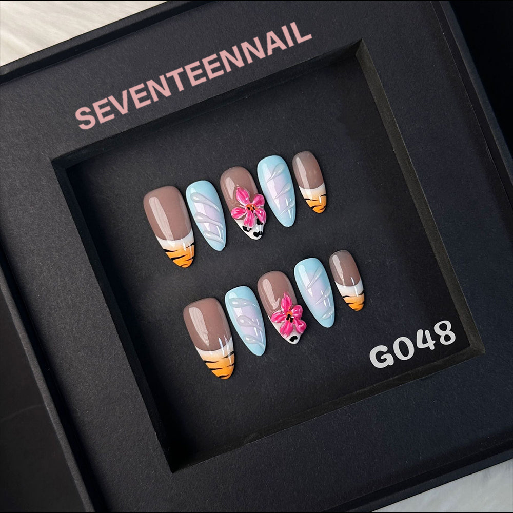 Wild Brown Secret-Handmade Nails