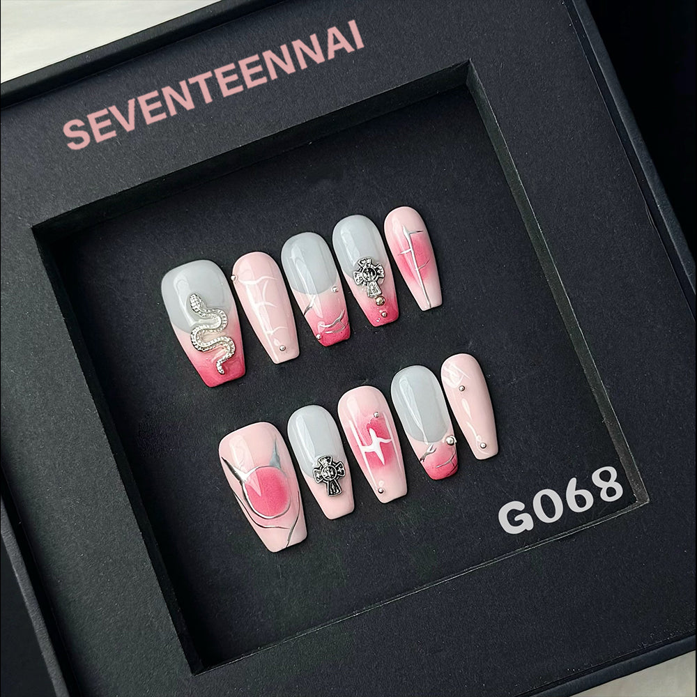 Kiss of the Stigmata-Handmade Nails