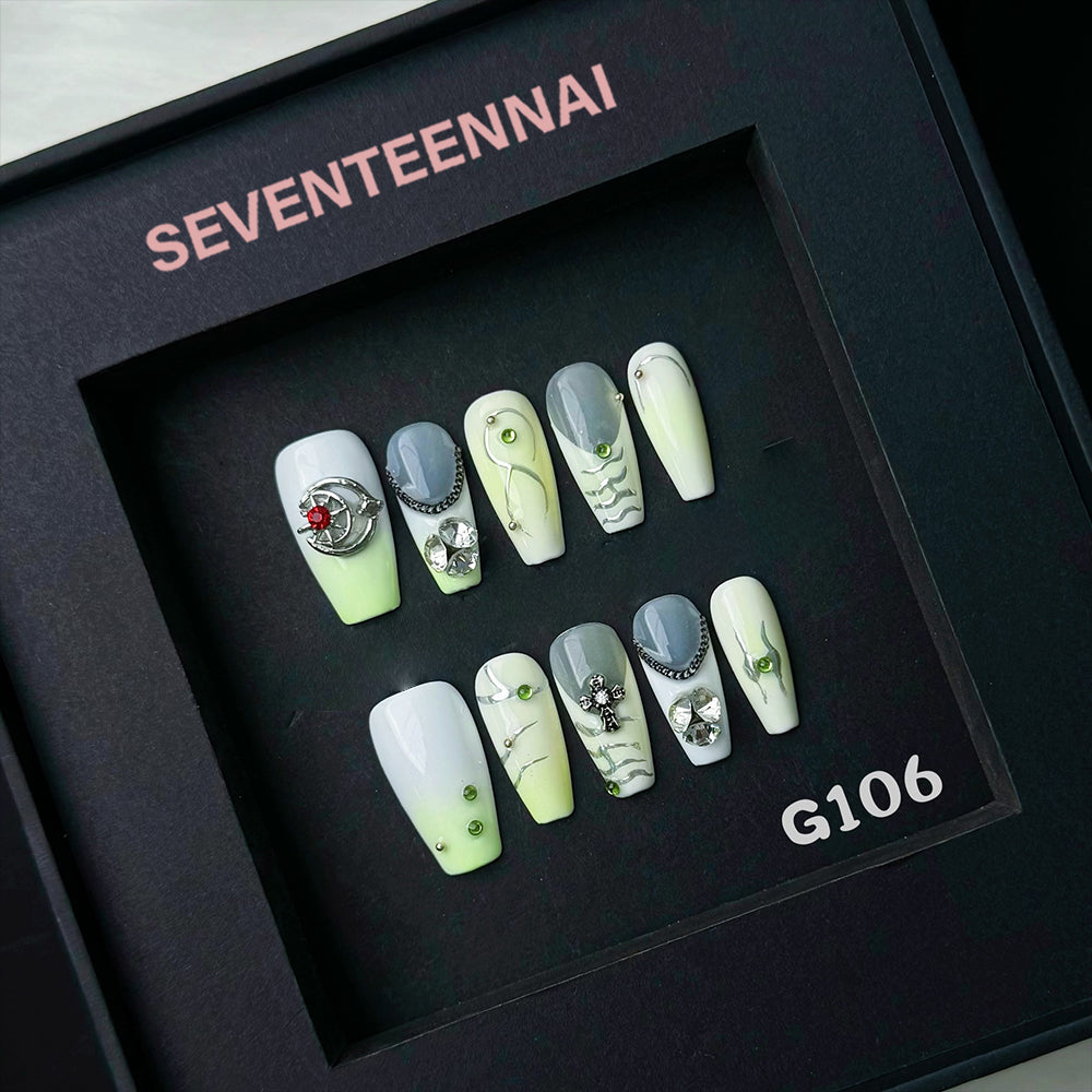 Neon Gothic-Handmade Nails