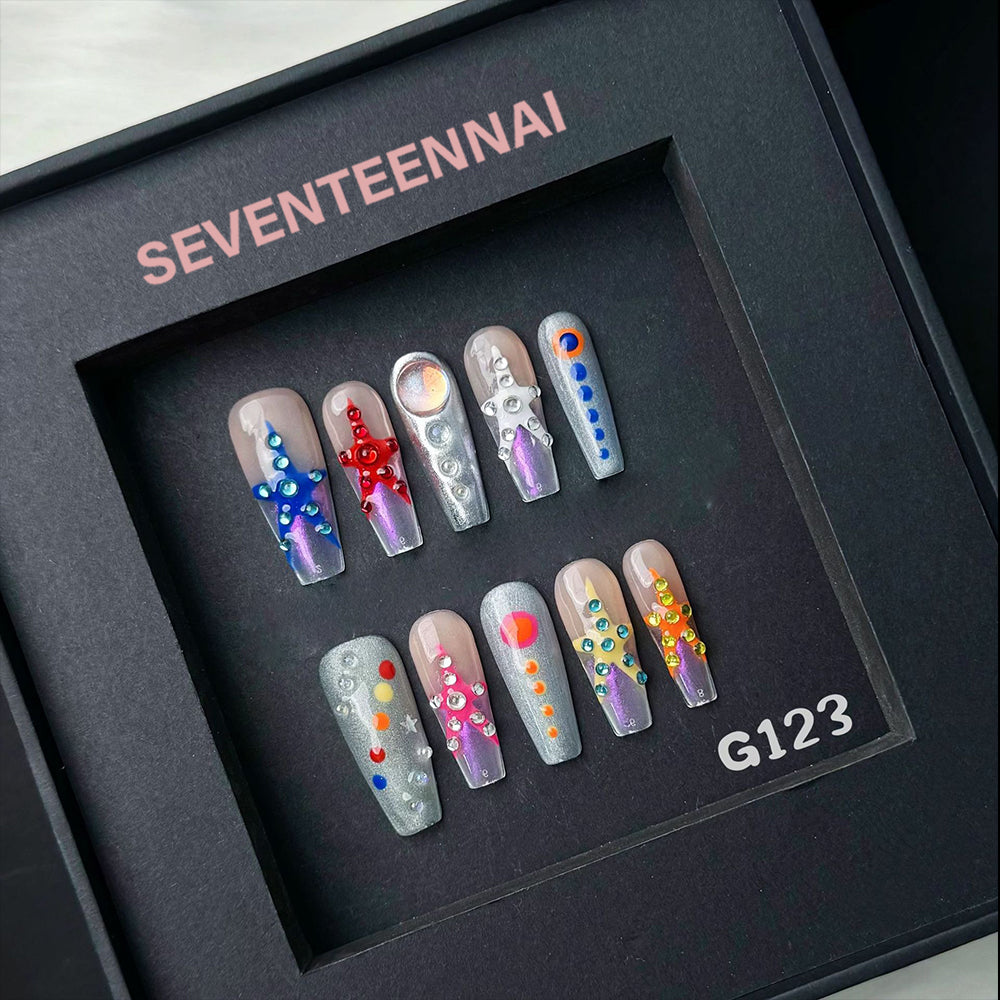 Meteor Encounter-Handmade Nails