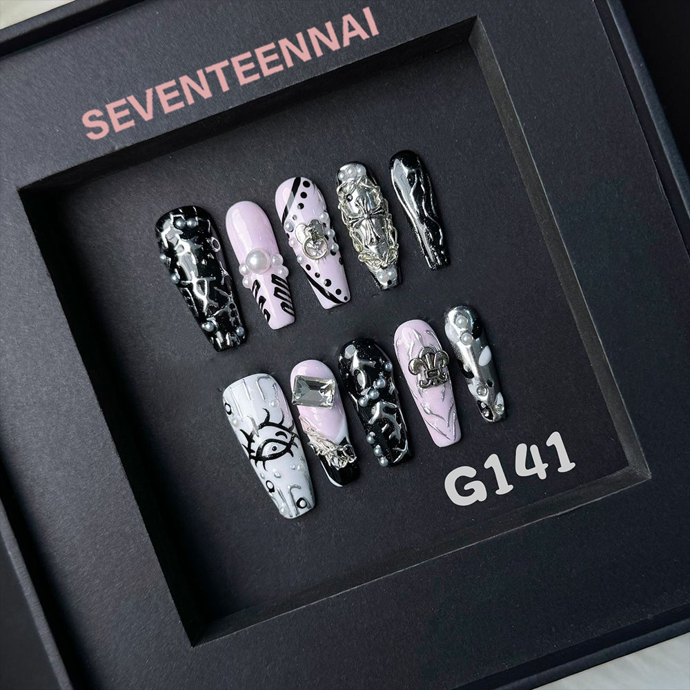 Neon Tears-Handmade Nails