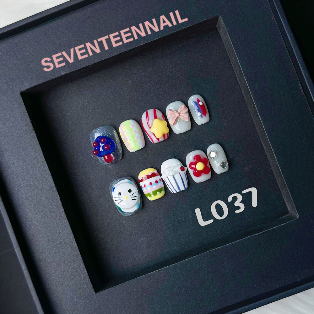 Candy Town Dreams-Handmade Nails