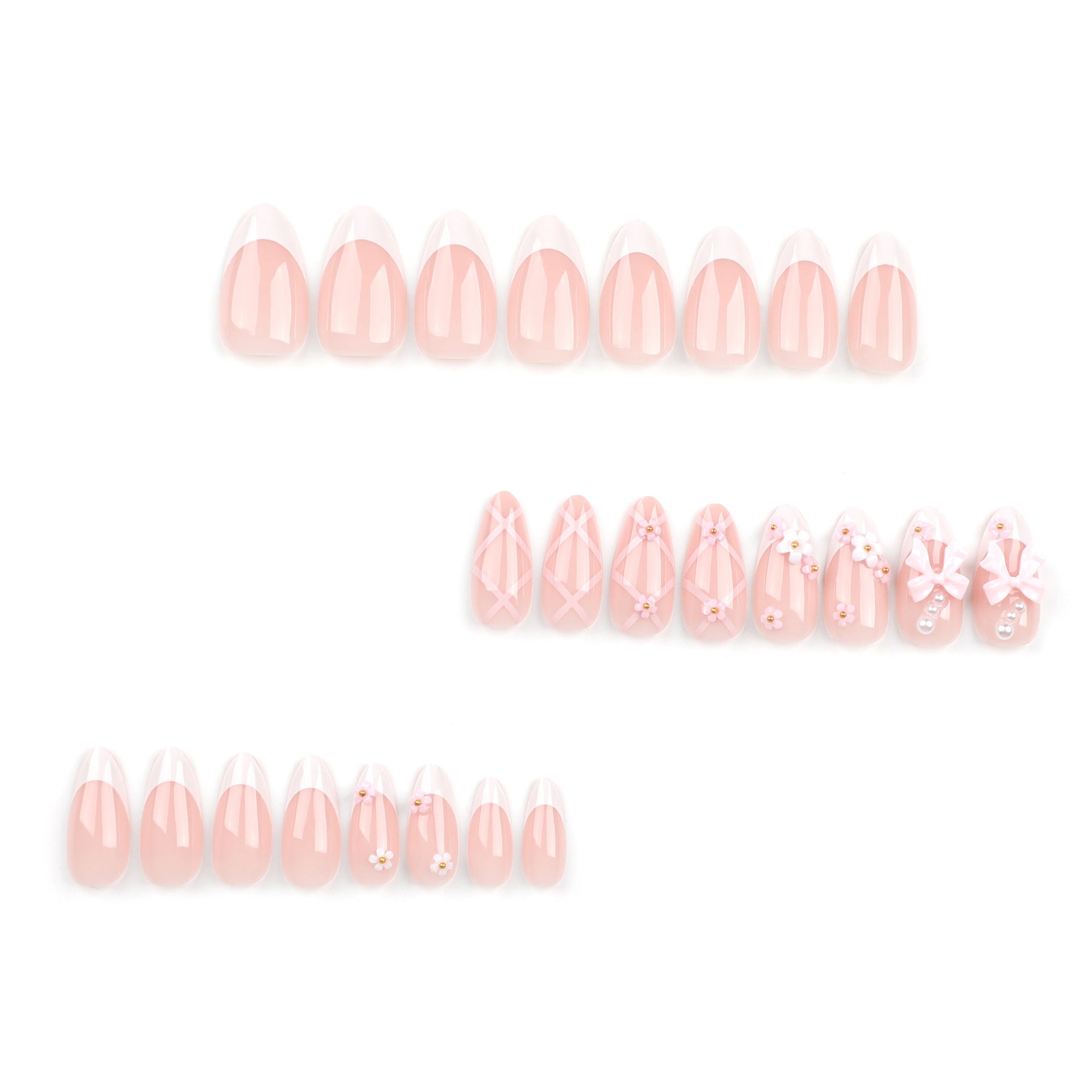 24pcs/Set Press On Nails JP3378