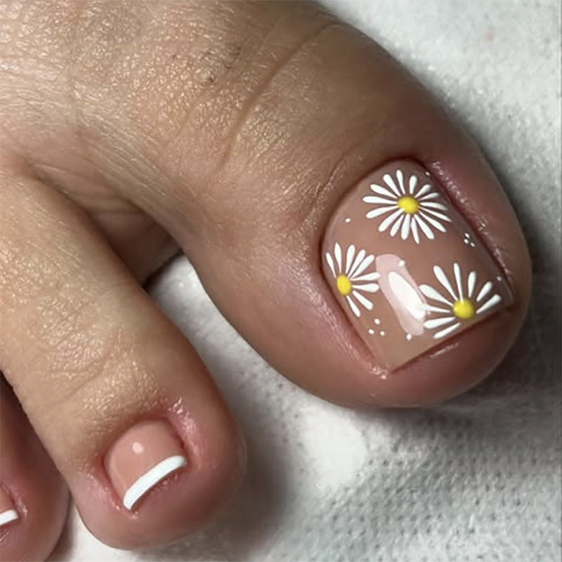 Press On Toe nails Set 24 Pcs-12 Sizes /set JP3809