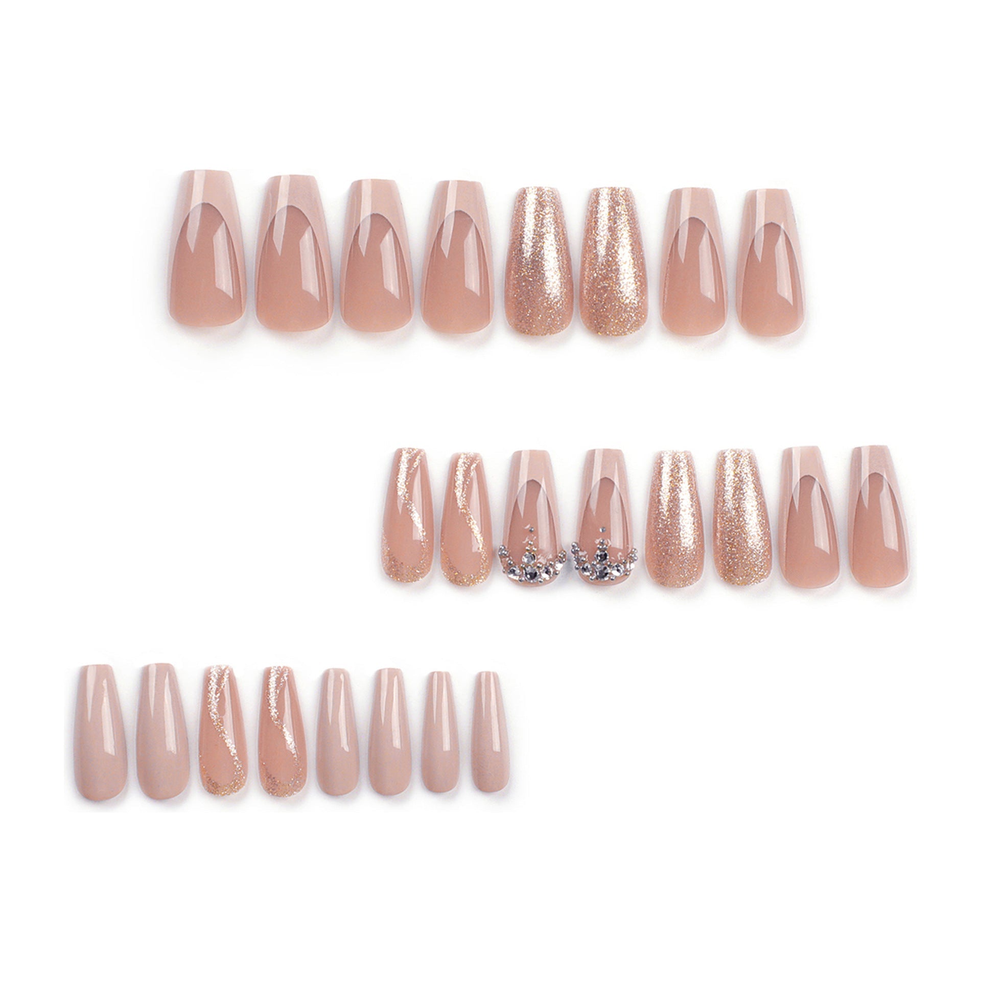 24pcs/Set Press On Nails JP3040