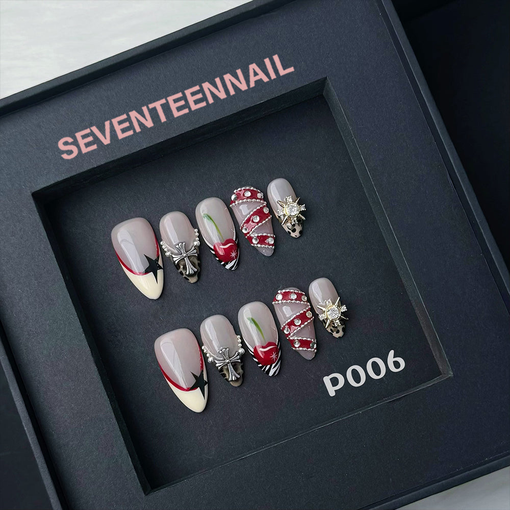 Rockstar Falling-Handmade Nails