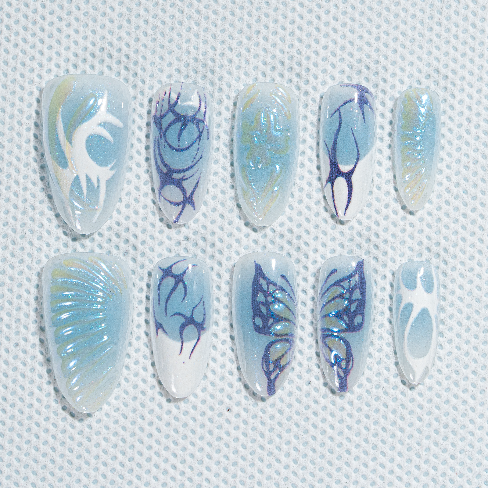 15 Sizes-30 Pcs 3D Press On nails tk3d09