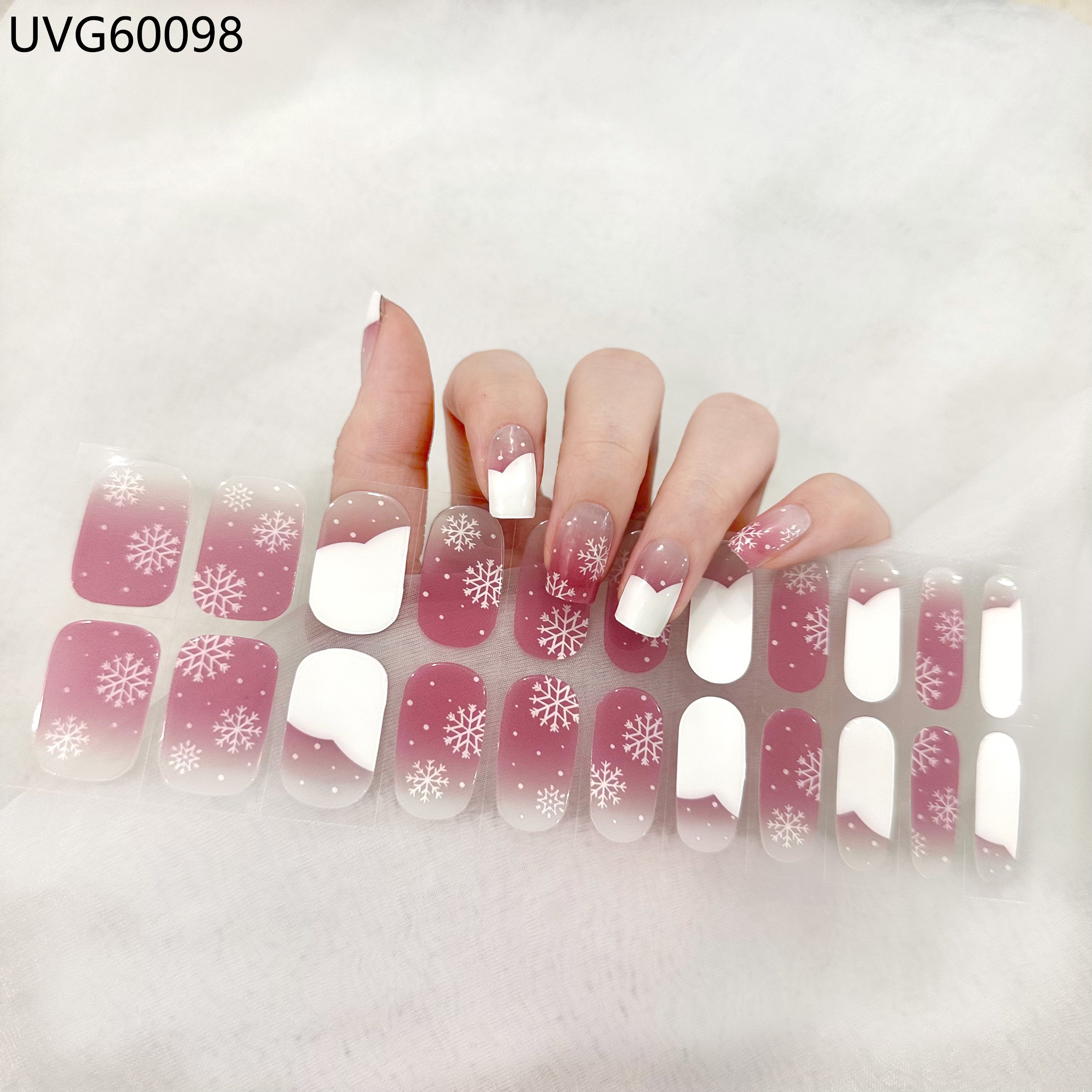 Pink snowflake- UVG60098