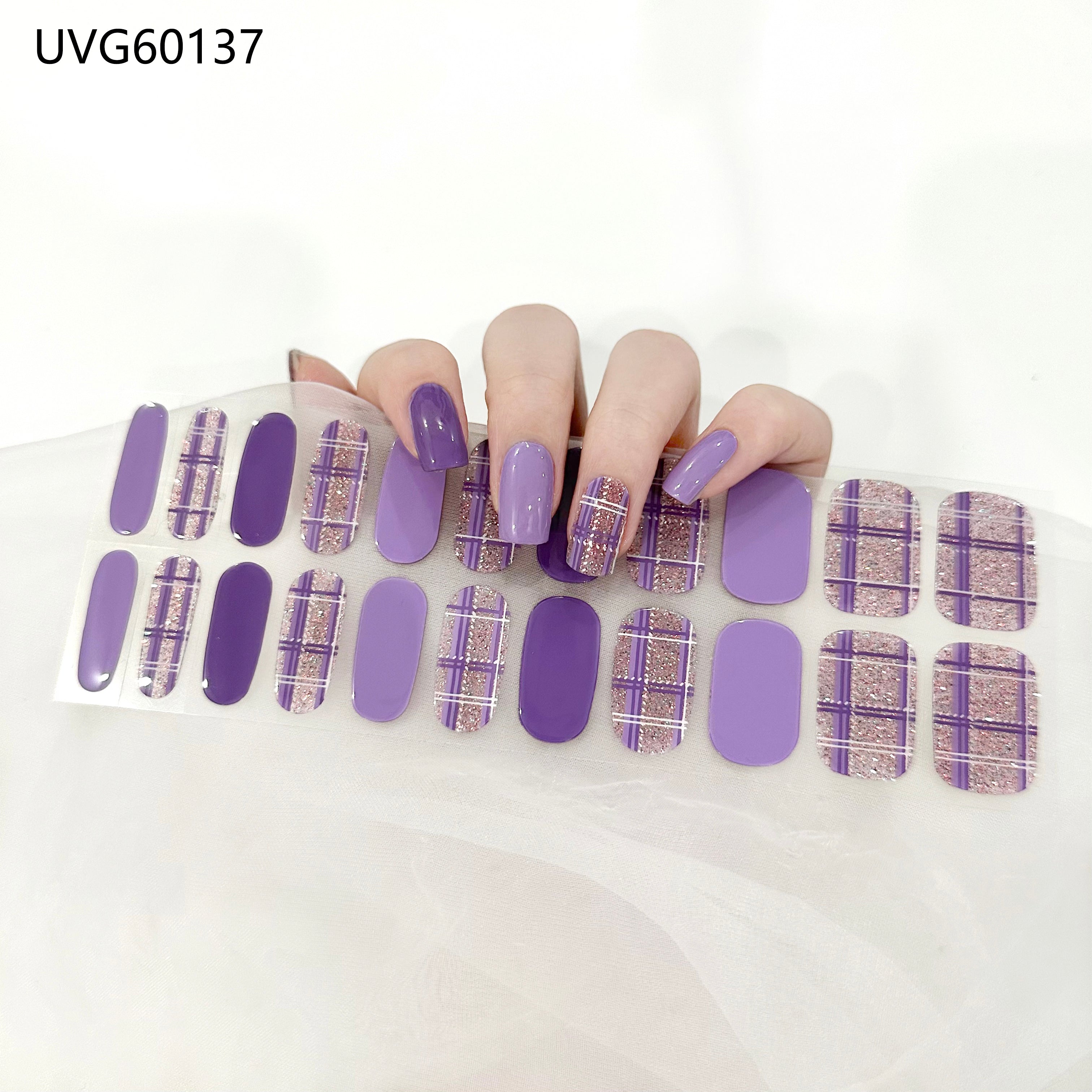 Purple plaid- UVG60137