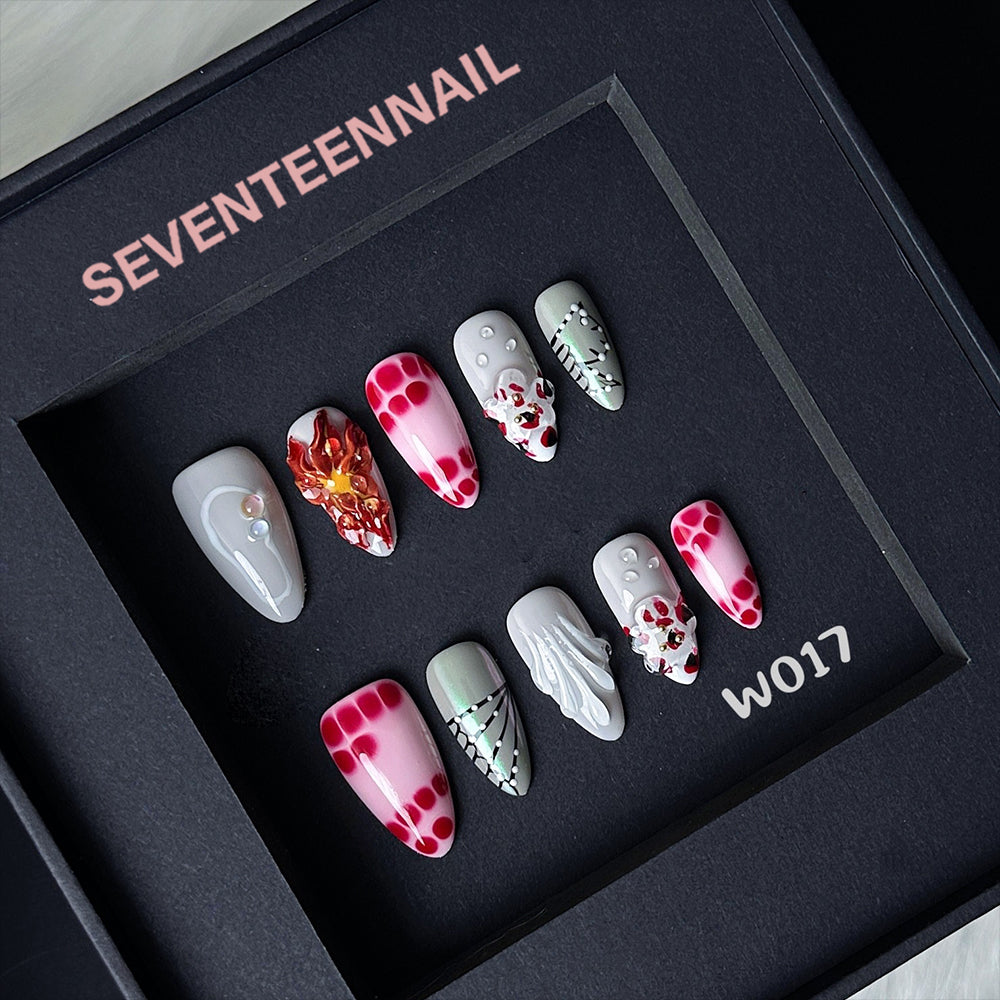 Mist Rose-Handmade Nails