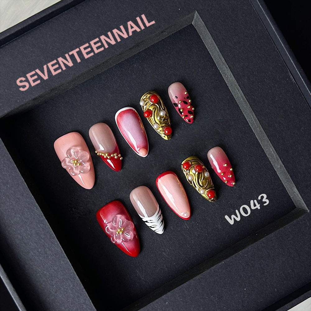 Velvet Bloom-Handmade Nails