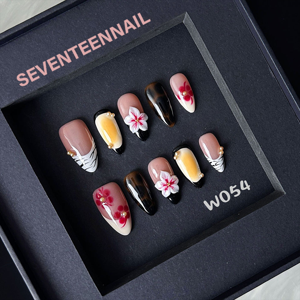 Dusk Blossom Vow-Handmade Nails