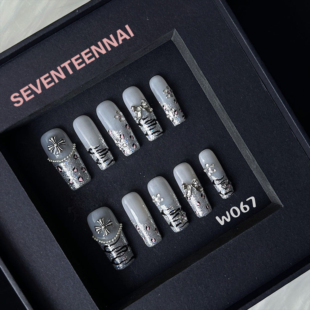 Mist and Stardust-Handmade Nails