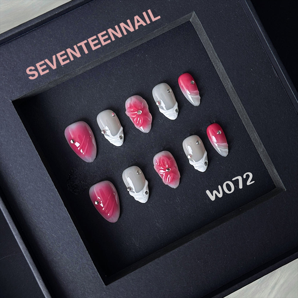 Soft Pink Whispers-Handmade Nails