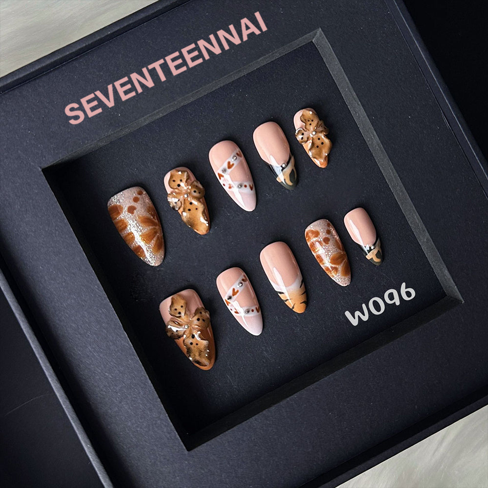 Forest Pastries-Handmade Nails