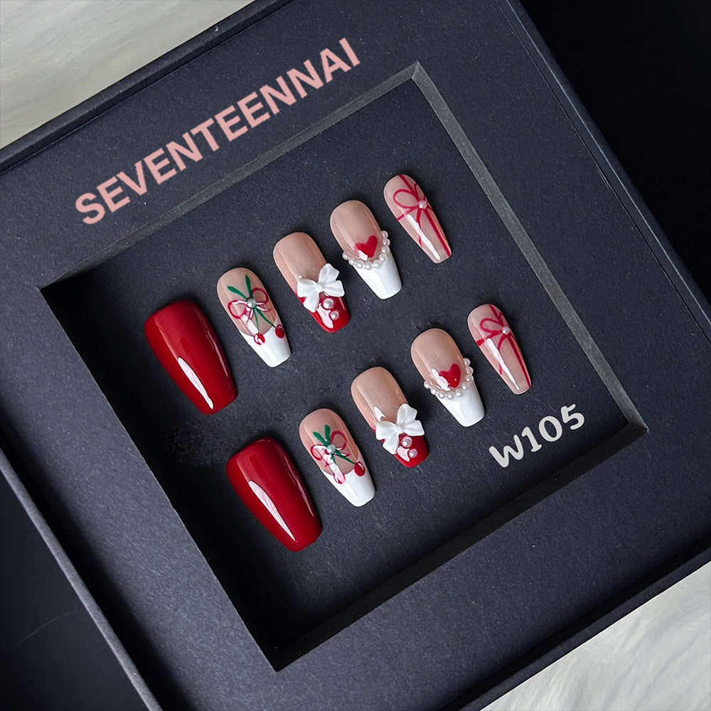 Cherry Orchard Love-Handmade Nails