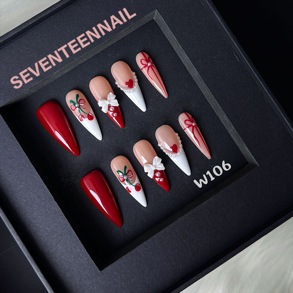 Cherry Orchard Love-Handmade Nails